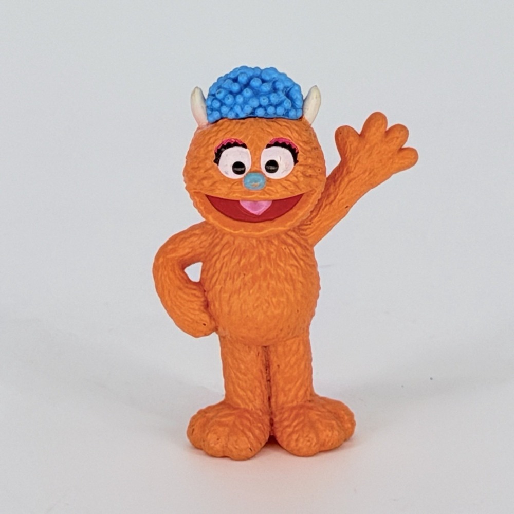 Sesame Street Rudy Orange PVC Figure Fill-A-Bus 3″ SeaWorld Rare HTF